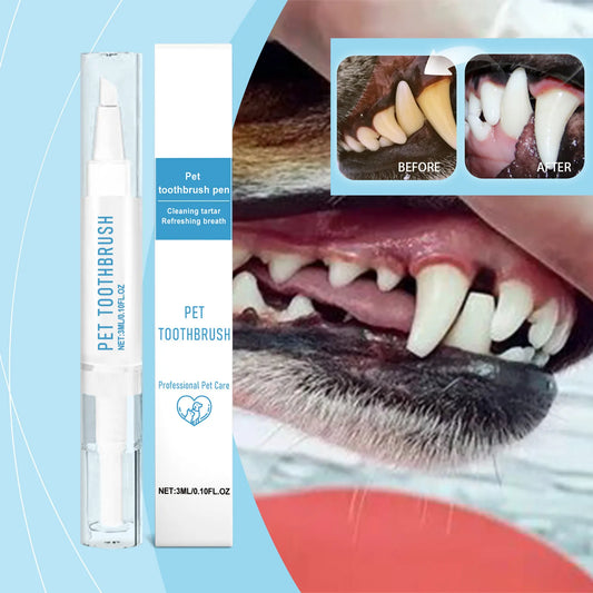 Pet Toothbrush Pen Teeth Cleaning Tool Fresh Breath
